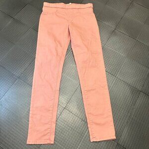 LEVI'S GIRLS PINK PULL ON JEGGINGS SIZE 14 ADUSTABLE WAIST